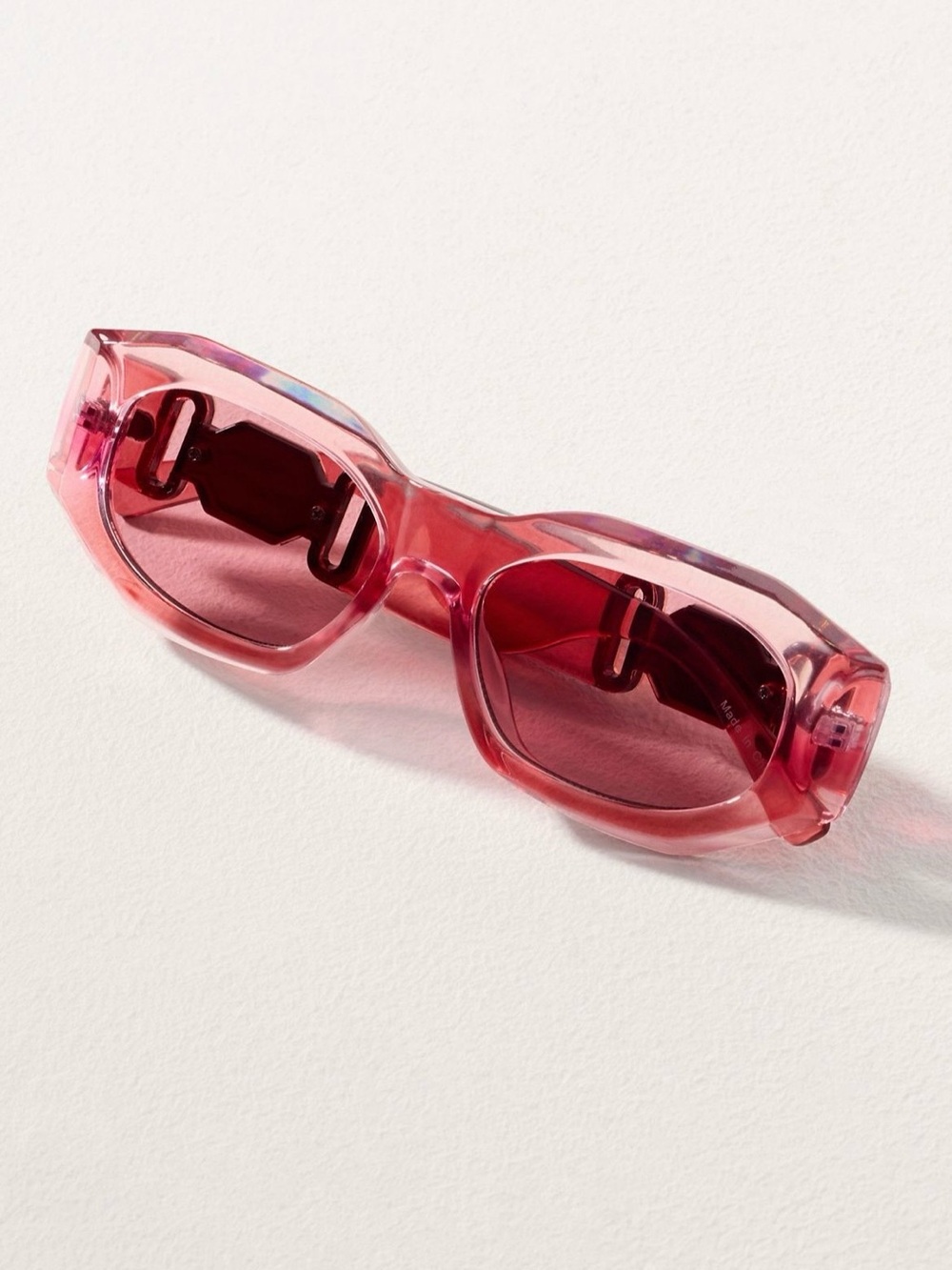 I-SEA Ombré Deco Rectangle Sunglasses - Picture 2 of 4